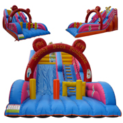 adult inflatable slide